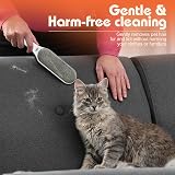 Bailey & Buddies Pet Hair Remover Lint Brush Self-Cleaning Base Travel Kit view 2