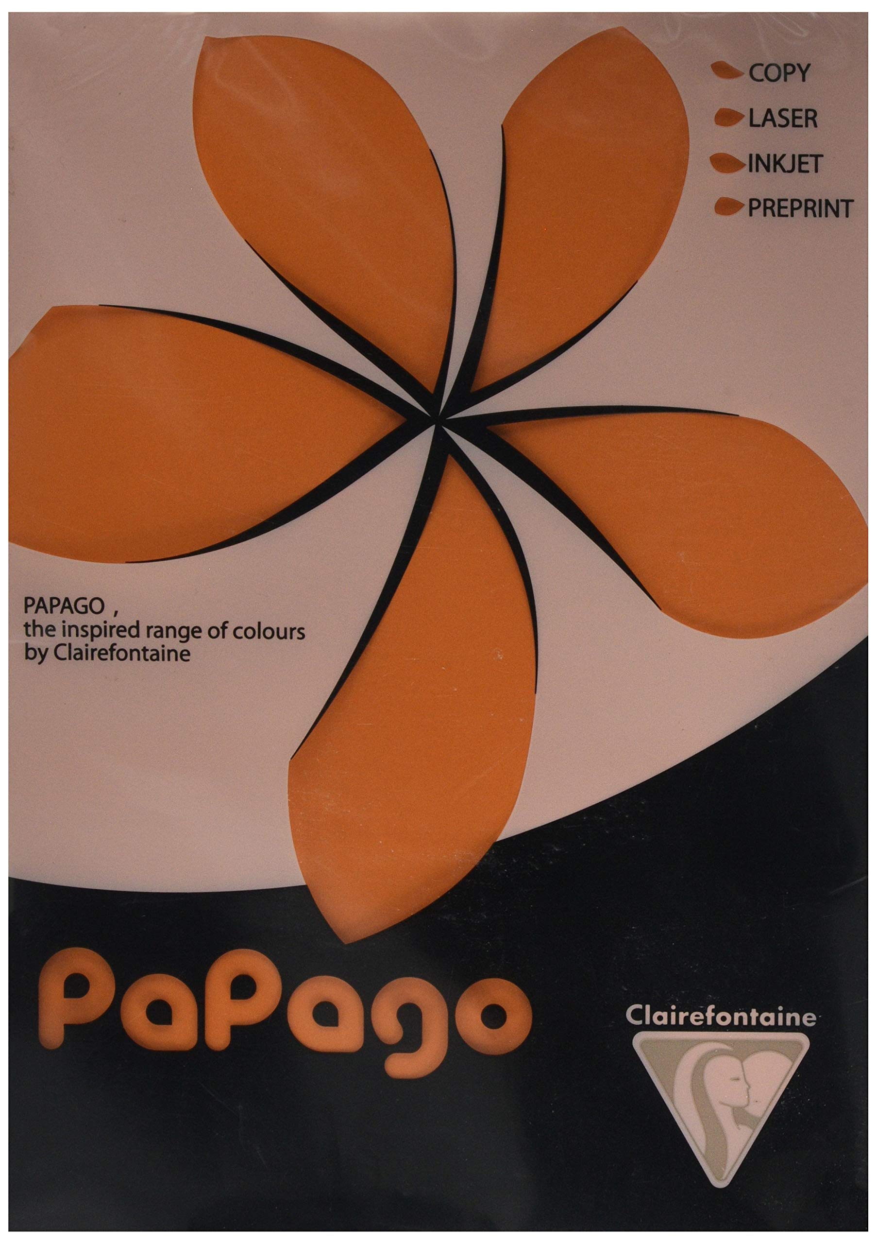 torraspapel 114054 – Coloured Paper, Pack of 500 Sheets 80 g, Colour: Mandarin