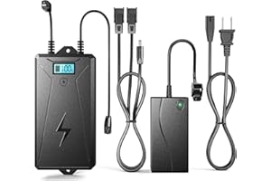 POJIFI Battery Pack for Reclining Furniture,2500mAh Recliner Battery Packs Rechargeable 2 Pin, Universal Wireless Batteries for Reclining Furniture with Charger for Electric Recliner,Sofa,Couch,Lift Chair