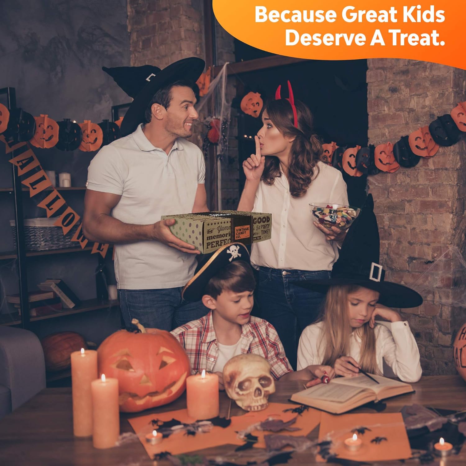 HALLOWEEN CANDY CARE PACKAGE LOADED GIFT ASSORTMENT Filled With Milk Chocolate Skulls, Eyeballs, Pumpkins, Seasonal Foil Candies, Candy Corn + More! PERFECT For Girls Boys Kids College Students Adults : Grocery & Gourmet Food