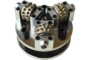 ACTINTOOL 5 In. Coating Removal Stone Texturing Bush Hammer, Concrete Patch Repair Prepare Bushing Tool Plate For Angle Grinder, Stone Concrete Roughness Pulverization Bushing Hammer(5/8-11" Thread)