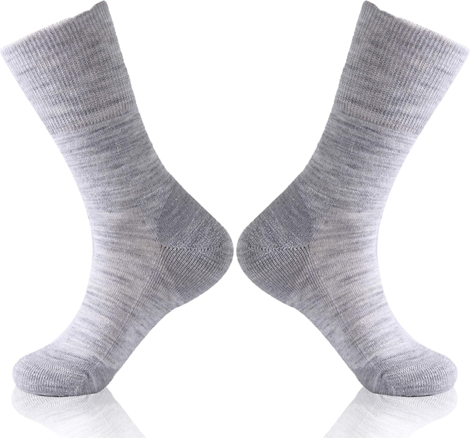 Forcool Diabetic Socks, Merino Wool Non Binding Loose Top Non Blister