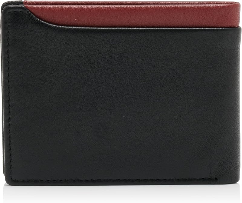 Rush, Portafoglio Uomo, Nero/Rosso, VPP7M815