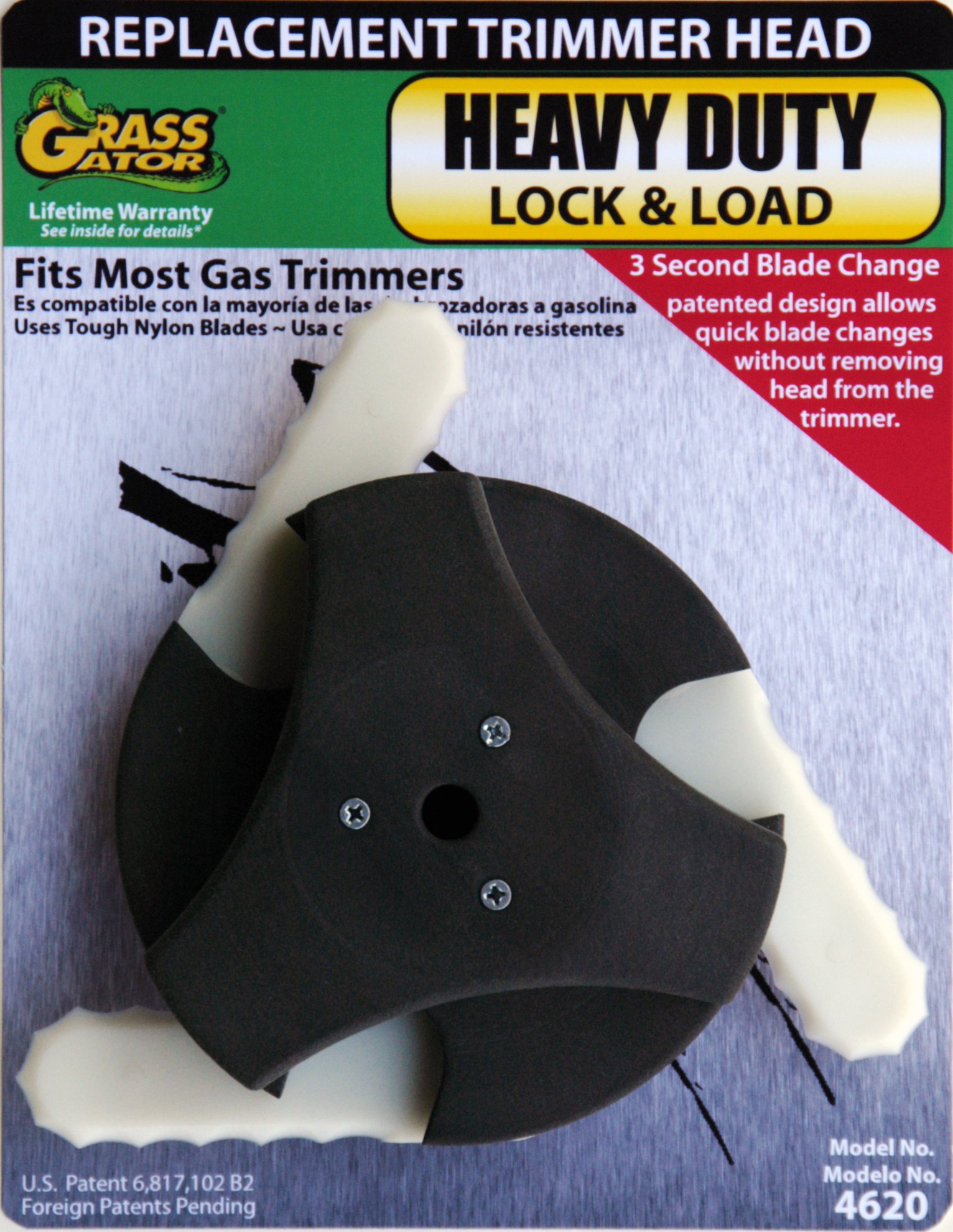 Grass Gator 4620 Heavy Duty Lock & Load Replacement String Trimmer Head 9 81uUSiQ64yL