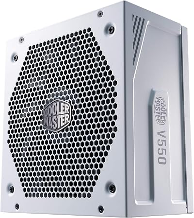 Cooler Master V550 Gold V2 PSU White UK Plug 550W 80 Plus Gold Fully Modular ATX