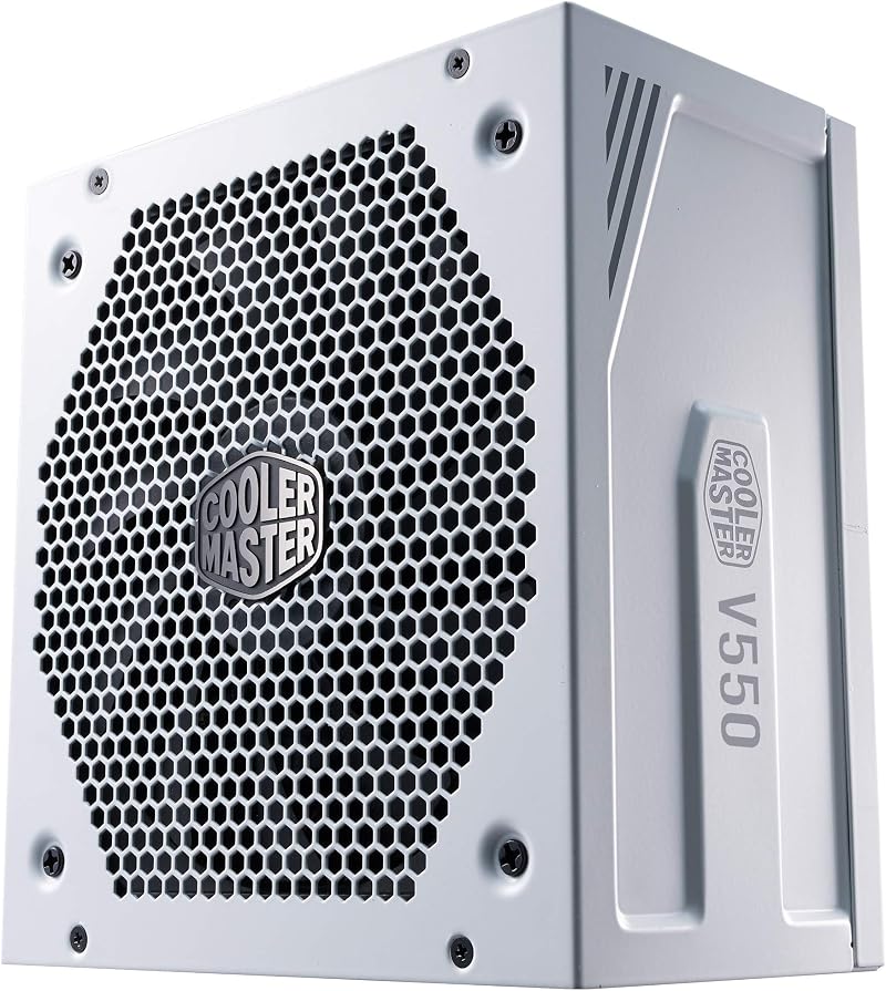 Cooler Master V550 Gold V2 PSU White UK Plug 550W 80 Plus Gold Fully Modular ATX