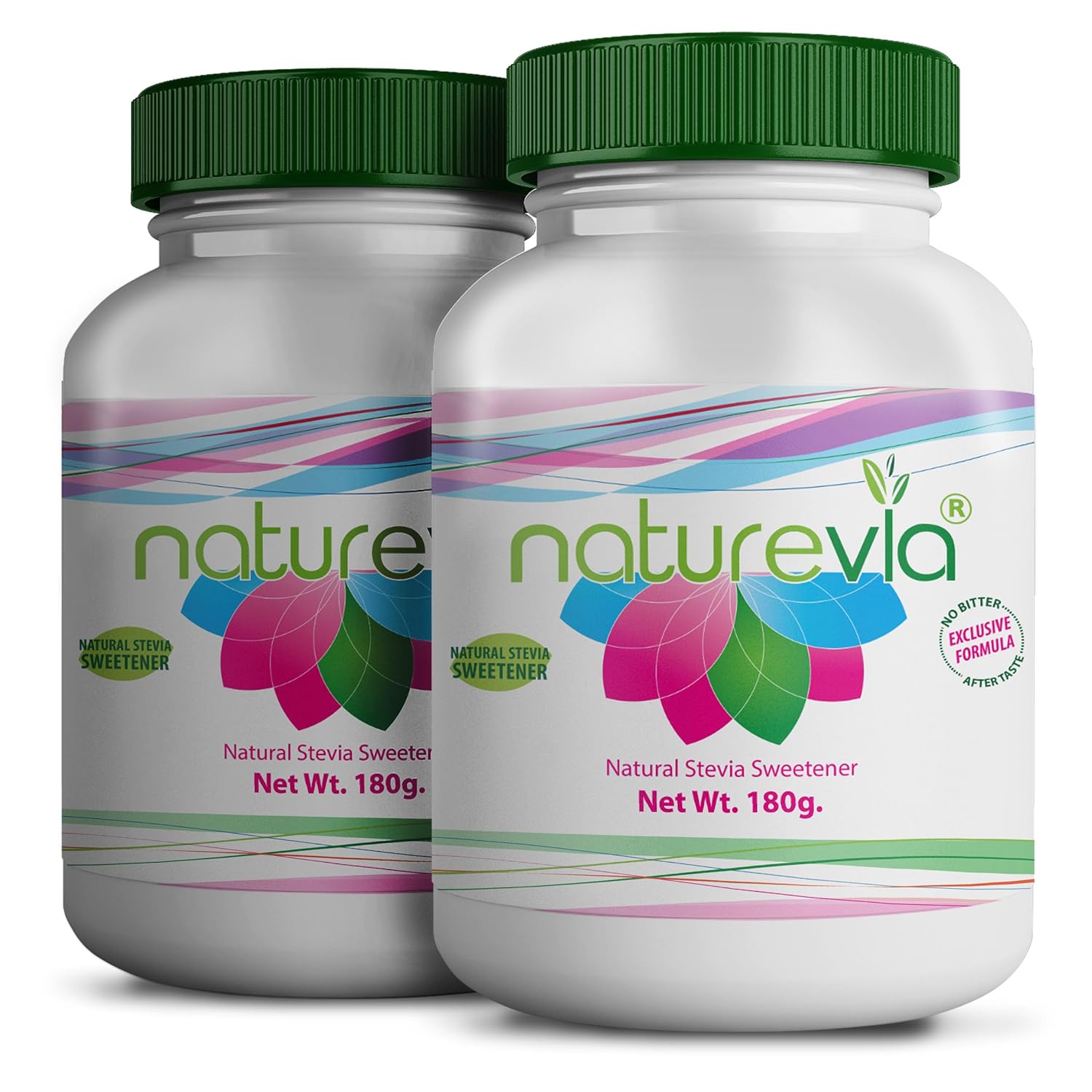 Stevia Naturevia Prebiotic Sweeteener Natural Sweetener With Inulin No Dextrose No Erythritol No Reb A Good Taste 2 Powder Jars Of 6 3 Oz 2 Pack Amazon Com Grocery Gourmet Food