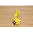 Handmade From Africa - Soapstone Giraffe - Handmade in Kenya - Figurine Sculpture - 4 Inches Height, Pineapple Yellow, SS10
