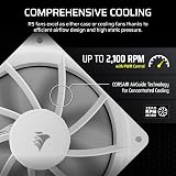 Corsair RS120 120mm PWM Fans Daisy-Chain White Triple Pack Low Noise view 4