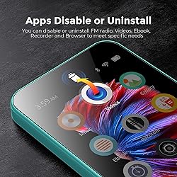 72GB WiFi Mp3 Player with Bluetooth, TIMMKOO