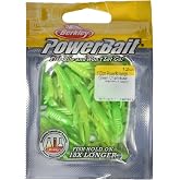 Berkley PowerBait Power Nymph Green Chartreuse, 1" (12 Count)
