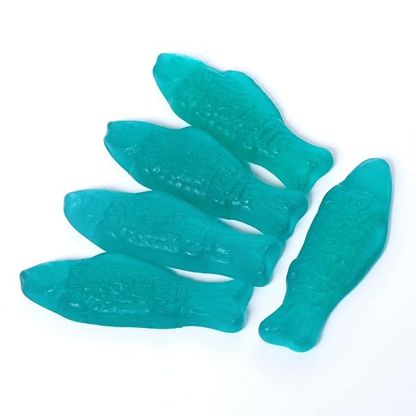 SWEDISH FISH BLUE RASPBERRY LEMONADE SOFT & CHEWY GUMMY CANDY, 8.04 OZ