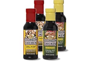 BC ORIGINAL Bourbon Chicken Grill n’ Dipping Sauce + Marinade Mixed Pack | Starter Kit To Make Authentic Food Court Restaurant Bourbon Chicken Flavor | Great Value & Gourmet Food Gift | Easy To Follow Recipes