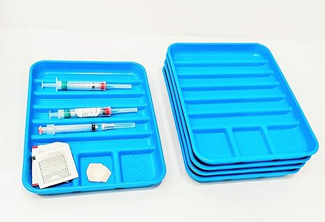 Amazon.com: Medical, Dental, Medication, Syringe Tray (Set of 20