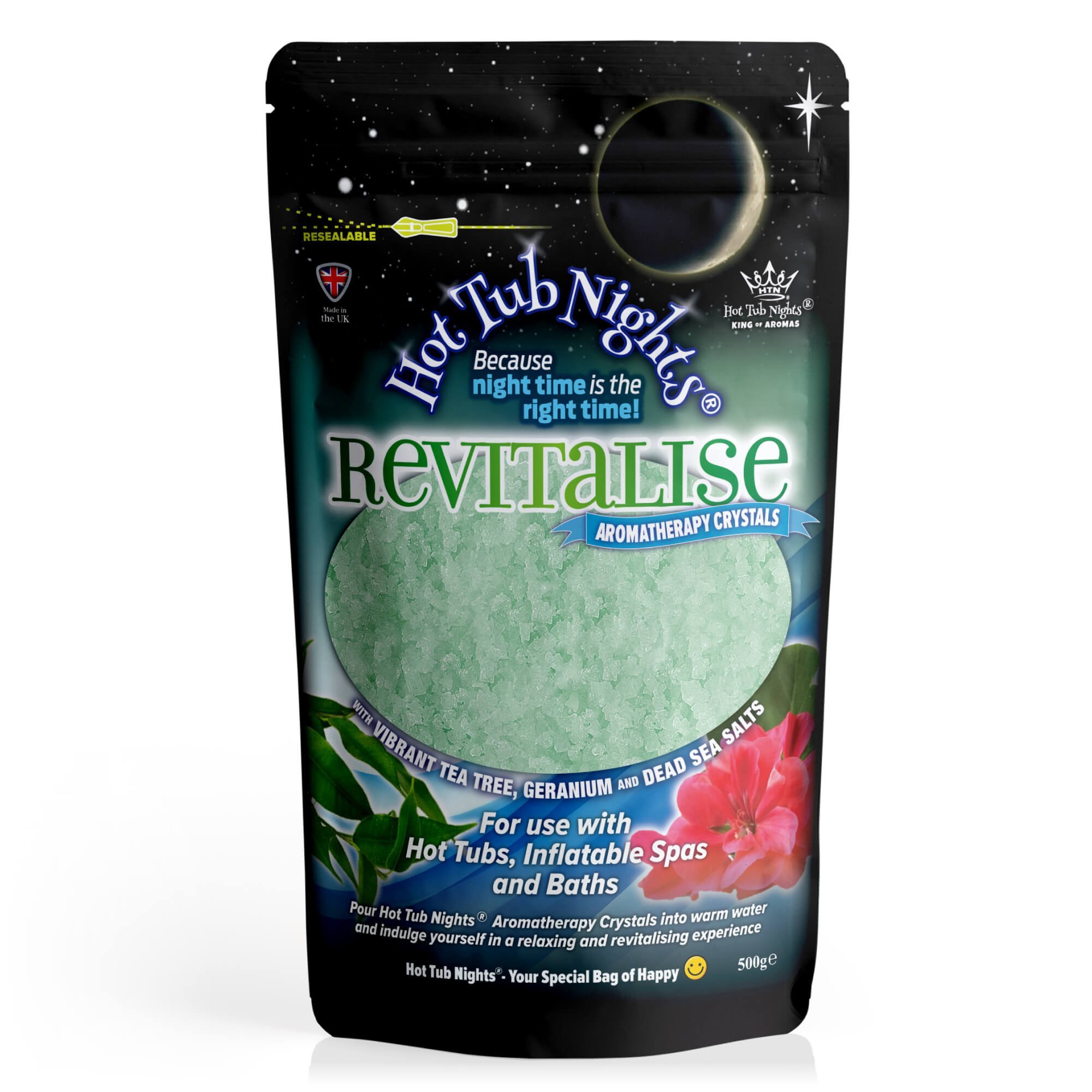 Hot Tub Nights (Revitalise) Aromatherapy Crystals Vegan (500g)