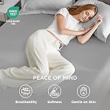 Bedsure Double Fitted Sheet Deep Pocket 16inch Soft Microfiber Grey 135x190cm view 2