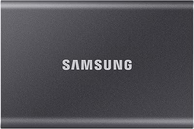 Samsung T7 Portable SSD 2TB USB 3.2 Gen 2 10Gbps Password Protection Fast