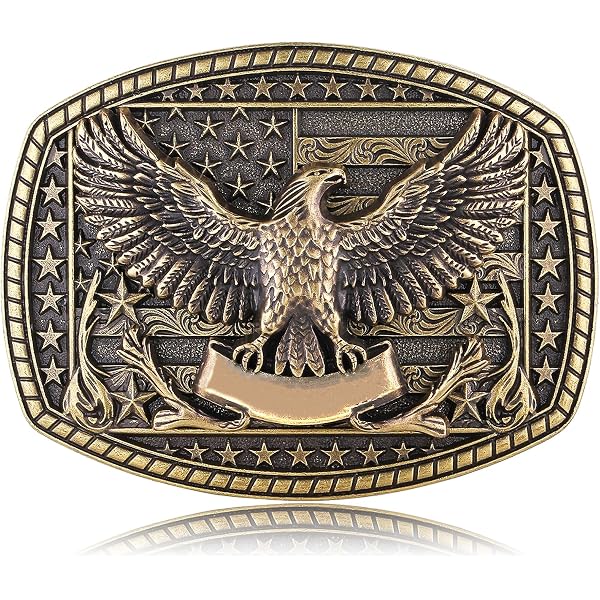 Amazon.com: LKKLUYIC Western Cowboy Belt Buckle for Men  display picture 3