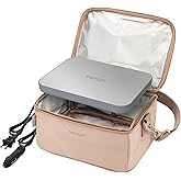 Bentgo Heat - Electric Lunch Bag & Food Warmer for Reheating Meals in Car, at Work & More - Heated Lunch Box Warmer for Adults, Students & Shift Workers, 12V/24V Auto & 120V Wall Cords (Sand)