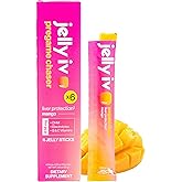 Jelly IV - Health Support While Drinking Alcohol & Daily Liver Support and Detox - DHM - B Vitamins - Plant-Based Flavored Jelly Sticks for Morning Recovery - 6 Pack
