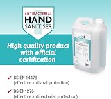 Safe Hands Hand Sanitiser Gel Alcohol Free 5 Litre Pack with 2 Pumps Star Brite view 4