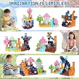 COOLJOYA Magnetic Blocks 150 PCS Educational STEM Toys Easter Gift view 3