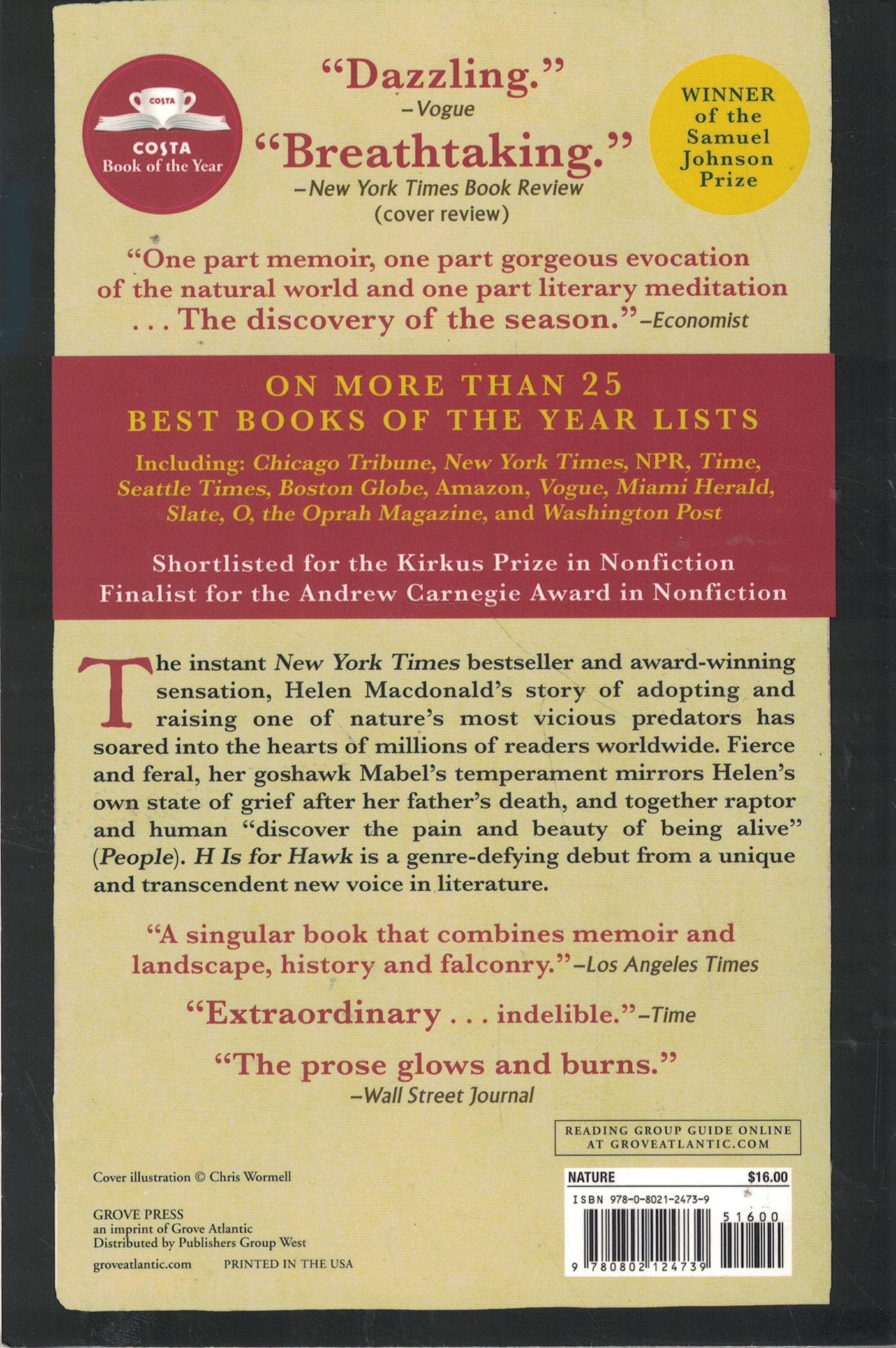 H Is for Hawk H Is for Hawk H Is for Hawk Paperback Kindle Audible Audiobook Hardcover Audio CD