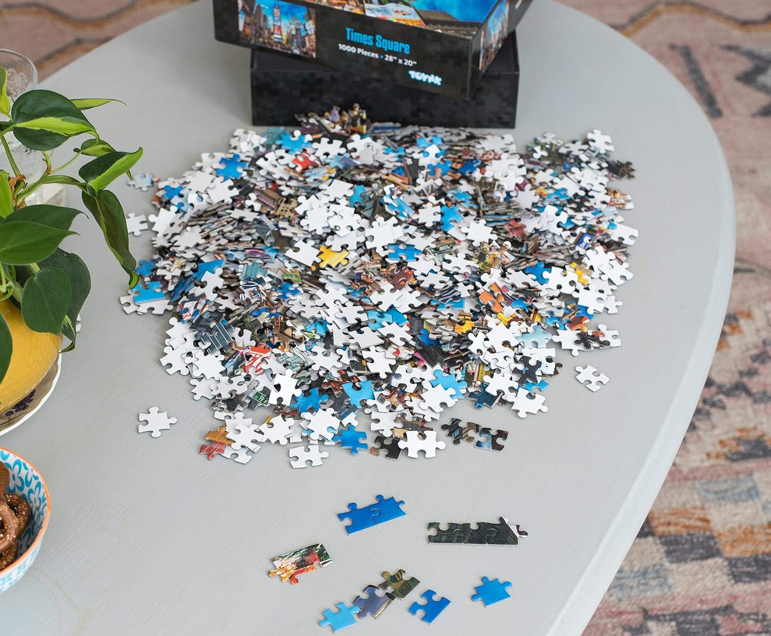 toynk New York Times Square Puzzle | 1000 Piece Jigsaw Puzzle – BigaMart