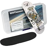WDTMEEZU Wood Finger Skateboard Professional Fingerboards Wheels with Bearings Mini Fingerboard-30mm Pharaoh