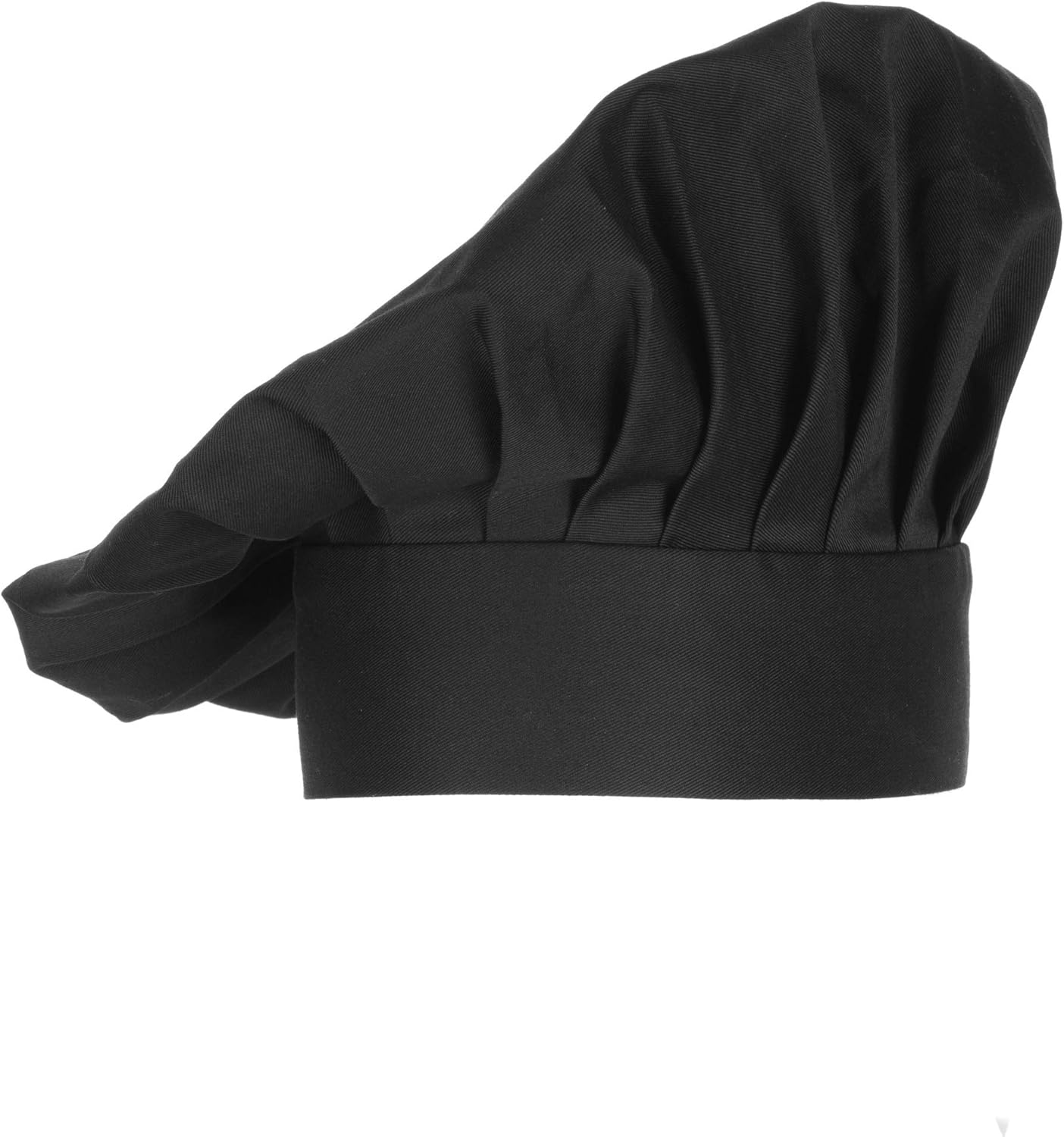 Chef Works unisex adult Chef Hat apparel accessories, Black, One Size US: Clothing
