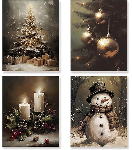 Amazon.com : QISPIOD Pink Christmas Santa Claus Shabby Chic