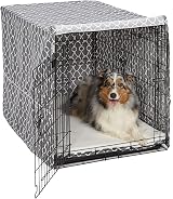 MidWest Homes for Pets Large Dog Crate Cover with Teflon Protector Gray
