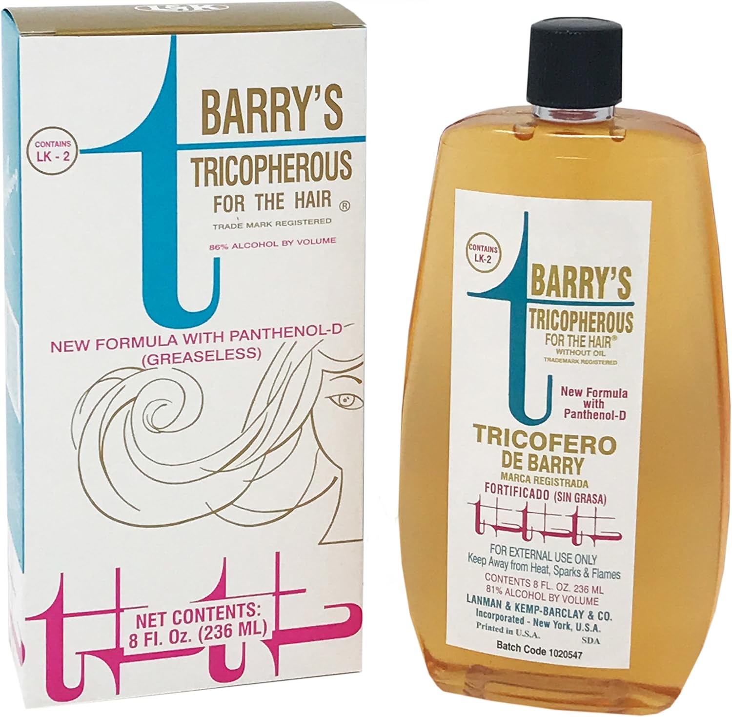 Barry's Tricopherous for the Hair New Formula(greaseless) / Tricofero