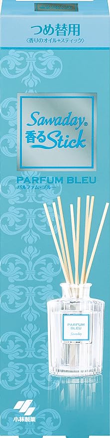 Amazon サワデー香るスティック 芳香剤 部屋用 パルファムブルー 詰め替え 70ml ルームフレグランス 玄関 サワデー香るスティック ドラッグストア