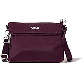 Baggallini womens Securtex Anti-theft Memento Crossbody Bag