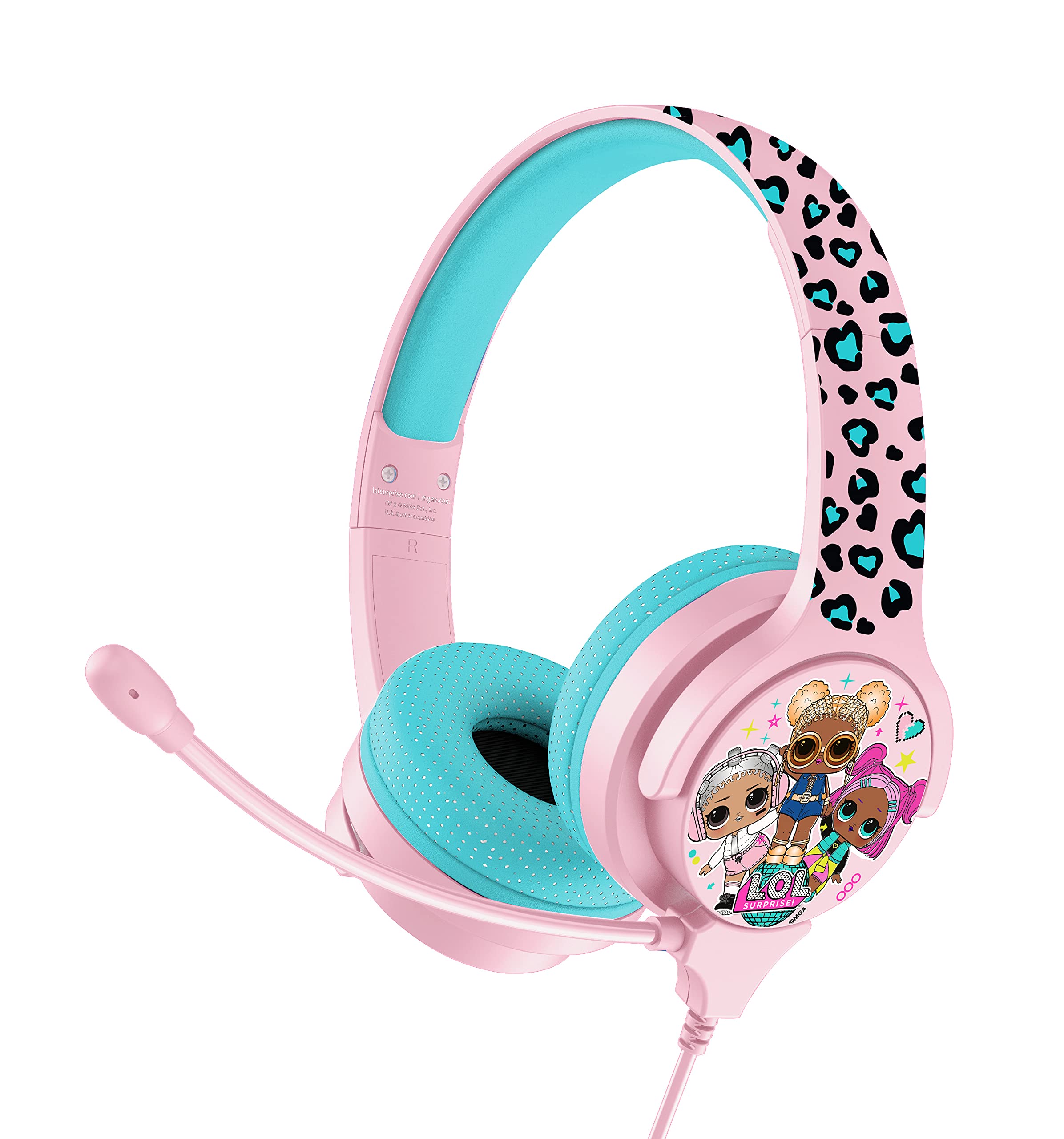 OTL Technologies Chidren's L.O.L. Surprise! Interactive Headphones with Microphone Pink