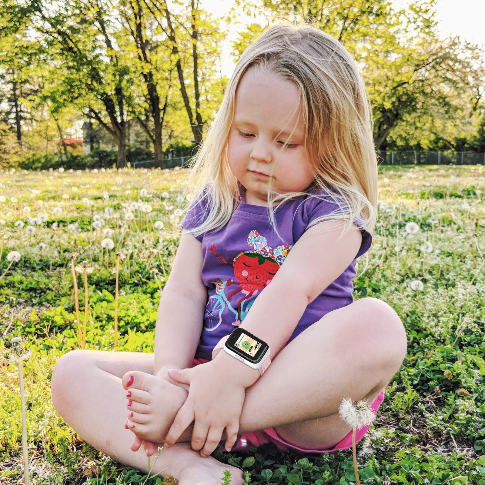 NewJourney Nylon Bands Compatible with SyncUP Kids Watch 2/1 Band, Breathable Hook&Loop Replacement Band for Boys Girls