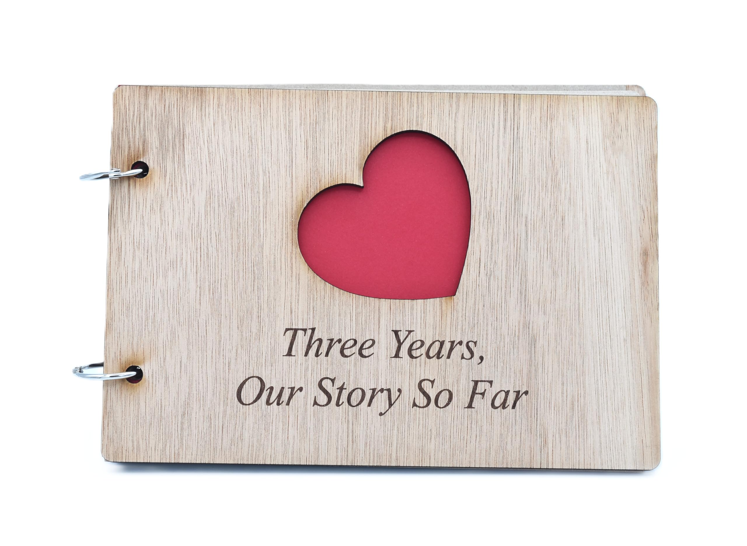 3 Years Our Story So Far - Scrapbook, Photo album or Notebook Idea For 3rd Anniversary