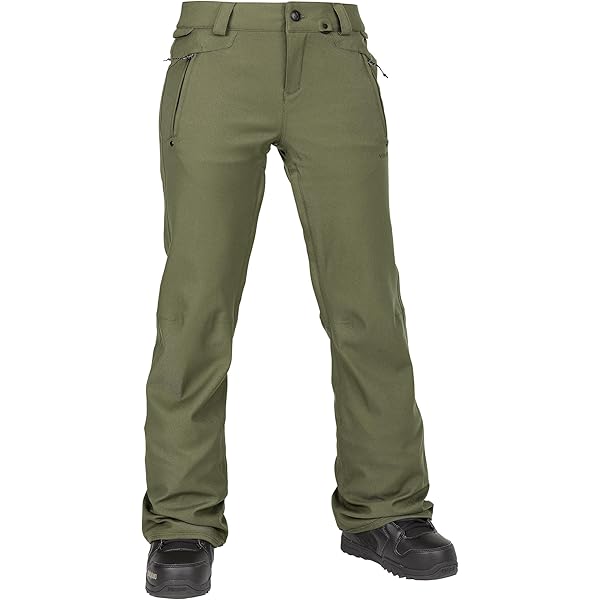 Volcom womens Species Stretch Snowpant Pants, Storm Blue S3, Small