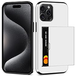 SAMONPOW Compatible with iPhone 15 Pro Case with