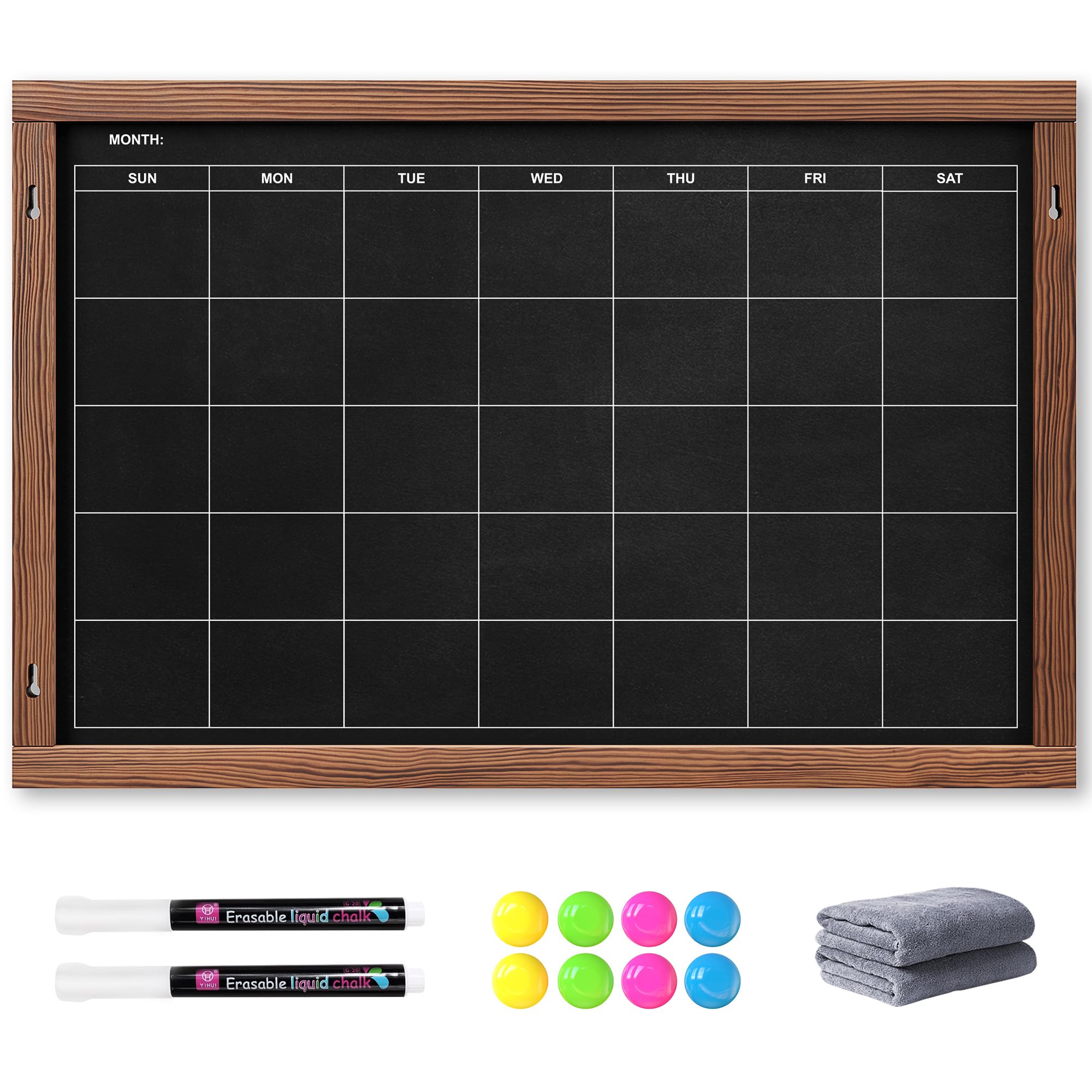 2-in-1 Double-Sided Magnetic Chalkboard 24