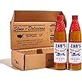 Zab's Original Recipe Craft Hot Sauce (6oz, 2 Pack), Naturally Sweet Heat & Signature Slow Burn from Datil Peppers, Gluten-Free, Vegan and Non-GMO, Perfect for Pizza, Wings, BBQ, & More
