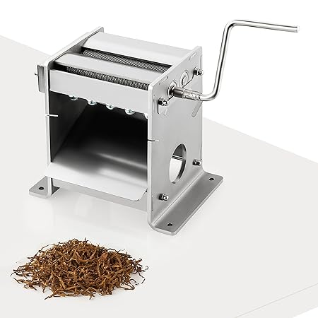 Tabakschneidemaschine TC-120 Tabakschneider Tabakblätter Tobacco Cutter 0,8mm Kugellager