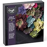 Craft Crush — Felt Succulents Craft Kit — Display Kit — Fun & Easy — Ages 13+, Small