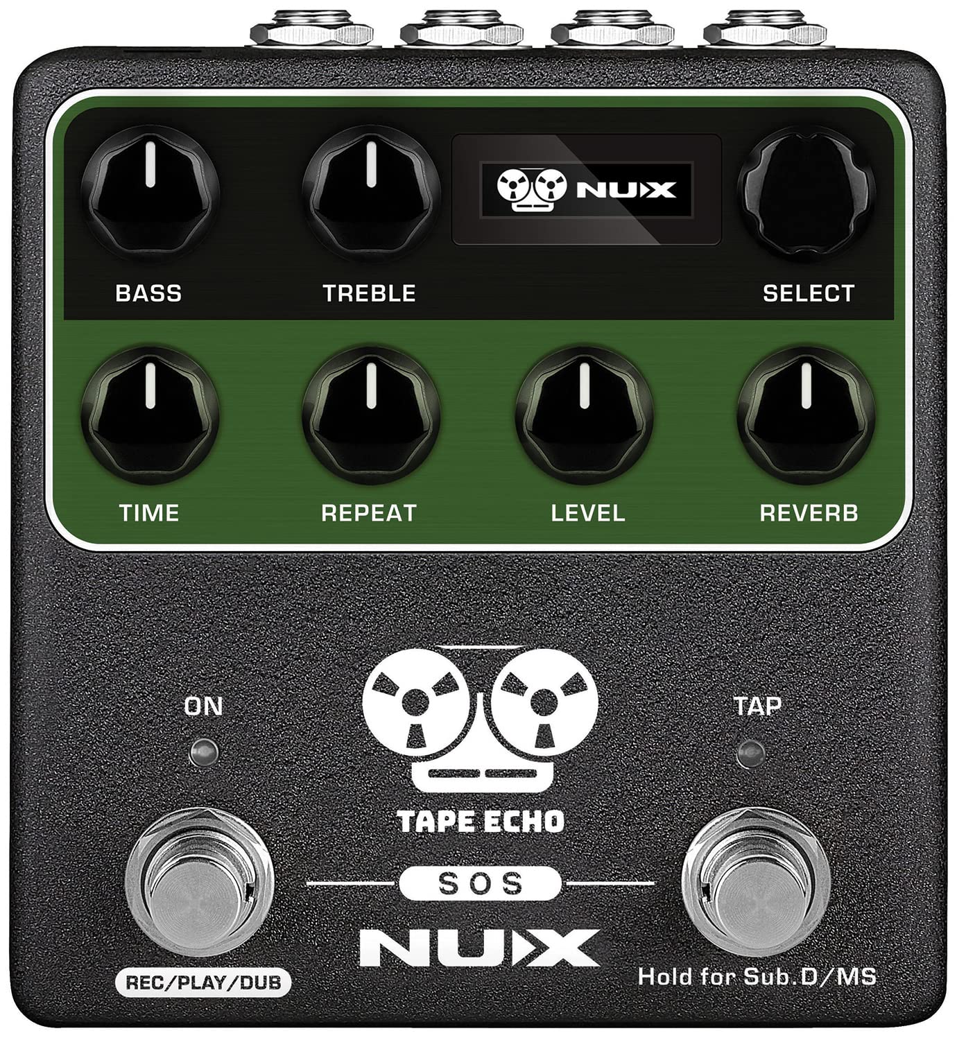 NUX-NDD7 - Tape Echo pedal with Midi,Green