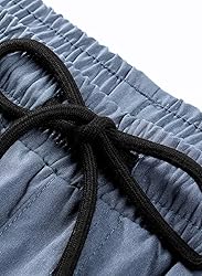 JMIERR Mens Casual Joggers Pants Stretch Elastic