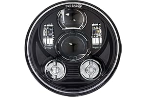 Eagle Lights 8900BG3 5 3/4" LED Headlight for Harley Davidson and Indian Motorcycles - Generation III/Black Kit