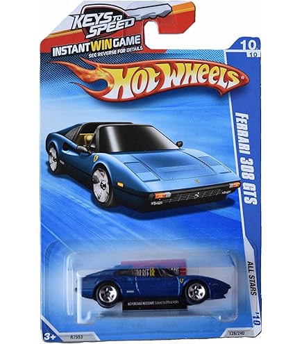 Amazon.com: Hot Wheels Ferrari 308 (1:64 Scale Die-Cast Car Model