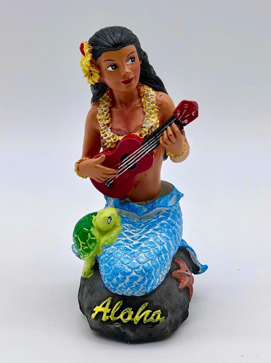 KC Hawaii Napua Mermaid Dashboard Doll 4" X 2"
