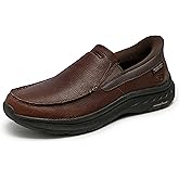 Skechers Men's USA Pollard - Osgood Dual Gore Leather Moc Toe Slip-Ins Loafer